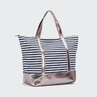 Good Quality Pu And Jean Lady Beach Bag New Style Women Bag