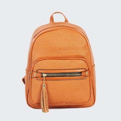 Newest Fashion Women PU Backpacks Low Price lady Bag With Tassel