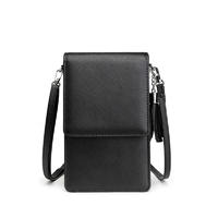 Hot sale female Mini cross body bag long chain PU wallets women phone bag