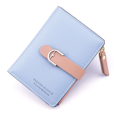 PU Women's Wallet Short Coin Purse Fashion Wallets  Card Holder Small Ladies Wallet Female Hasp Mini Clutch For Girl